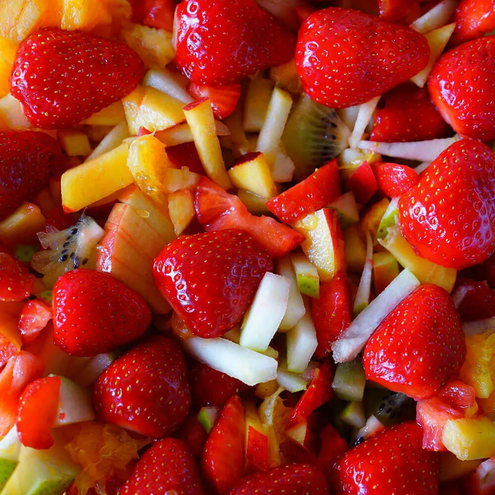 Salade de fruits à la carte des plats